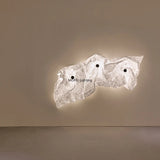 Retractable Wooden Chandelier Elastic Mesh Fabric Modern Ceiling Light Soft Diffused Ambient Lighting for Living Room Bedroom