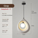 Japanese Wabi Sabi Pendant Lights Minimalist Bedroom Kitchen Island G9 LED Chandeliers Home Decor Living Room Hanging Lamps