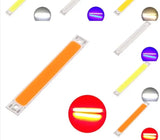 3V-4V DC 60mm 8mm LED COB Strip 1W 3W Warm Cold White Blue Red COB LED Light Source For DIY Bicycle Work Lamp