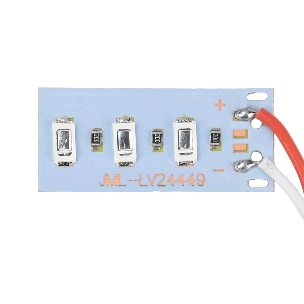5-Pack 1.5W 5V 5730 SMD LED Color Lamp Boards with Wires - High-Brightness Light Source Modules (Red, Yellow, Green, Blue, Warm White)