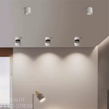 Folding And Rotating Surface Mounted LED Downlights 7W 10W 12W 15W 20W 24W Dimmable COB Ceiling Lamp Spot Lights CRI95 AC90-260V