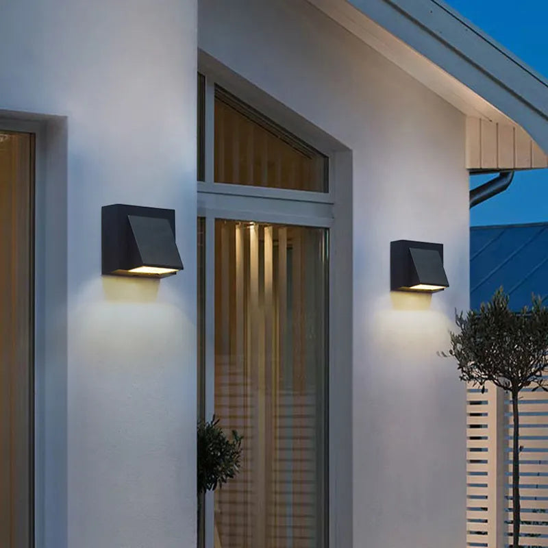 5W 6W 15W Modern simple creative outdoor waterproof wall lamp LED courtyard lamps gate lamp terrace balcony garden wall light