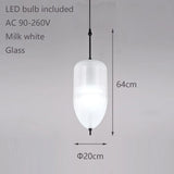 Wonder Glass Night Flow Bespoke Glass pendant light teardrop-shaped Blue pendant light art deco Italian Replica designer Lamp