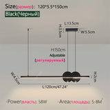Dining room chandelier Nordic modern lamp dining table bar lamp restaurant lights kitchen lights office company led strip lamps