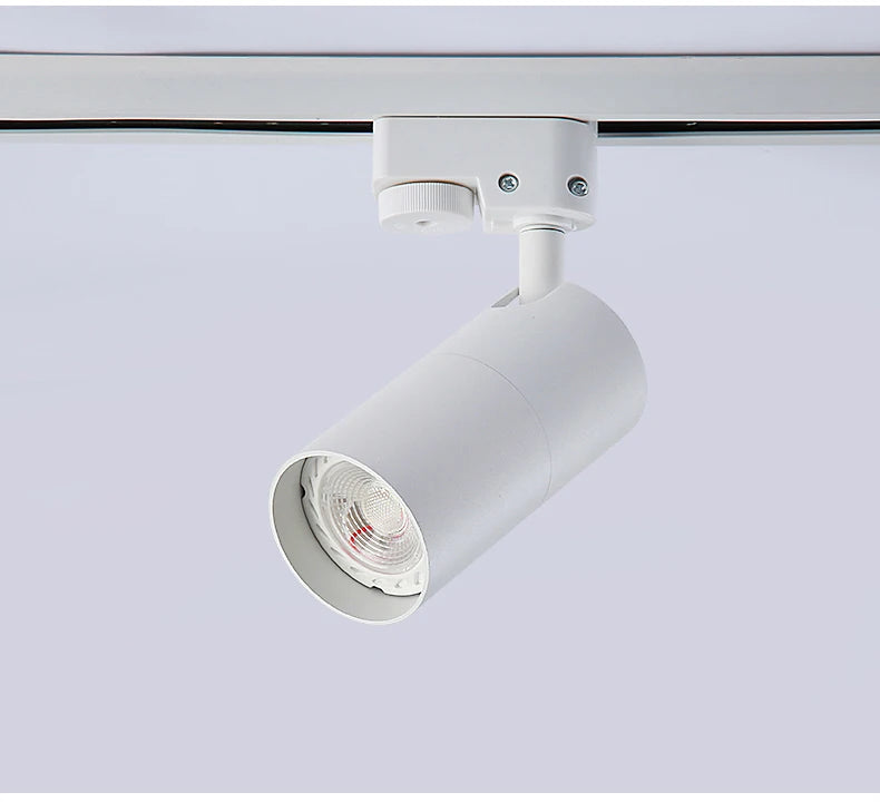 GU10 5W Spotlight LED COB Spot Track Light Lamp Changeable Ceiling Rails lighting Fixture for Clothing Shop Living Room Home