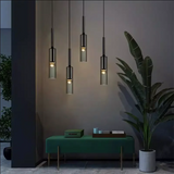 Modern LED Wine Bottle Pendant Light - Nordic Minimalist Ceiling Lamp