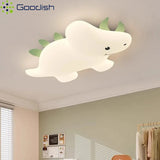 Modern Cute Cartoon Dinosaur LED Ceiling Light ArtTyrannosaurus Triceratops Lamps for Chidren's Room Home Decoration Chandeliers