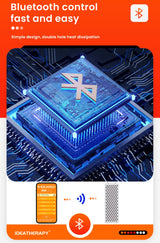 Red light therapy bluetooth function red light therapy 8 wavelengths red light therapy panel with touch screen