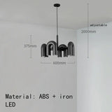 Nordic Creative U Shaped Pendant Light Restaurant Living Room Bedroom Personalized Minimalist Led Designer Decorative Chandelier