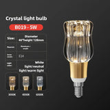 Super Bright LED Crystal Bulb  E27/E14 European Home Light  Dining Room Chandelier warm white cold white 110v 220v 230v 240v