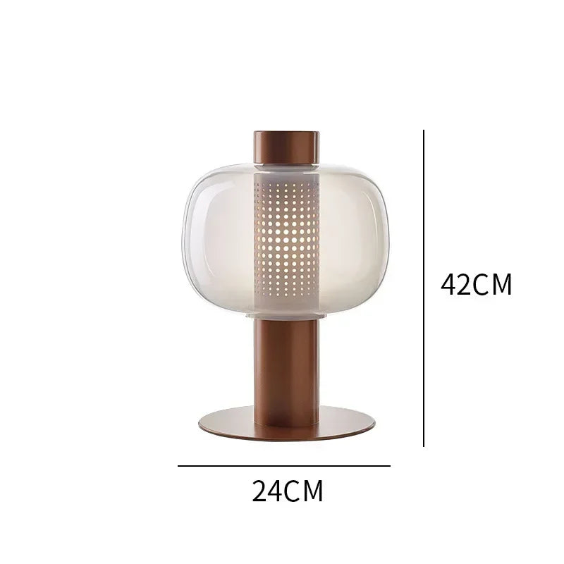 2026 Italy Designer Bonbori Brokis Table Lamps Modern Glass Desk Light For Living Room Bedside Bedroom
