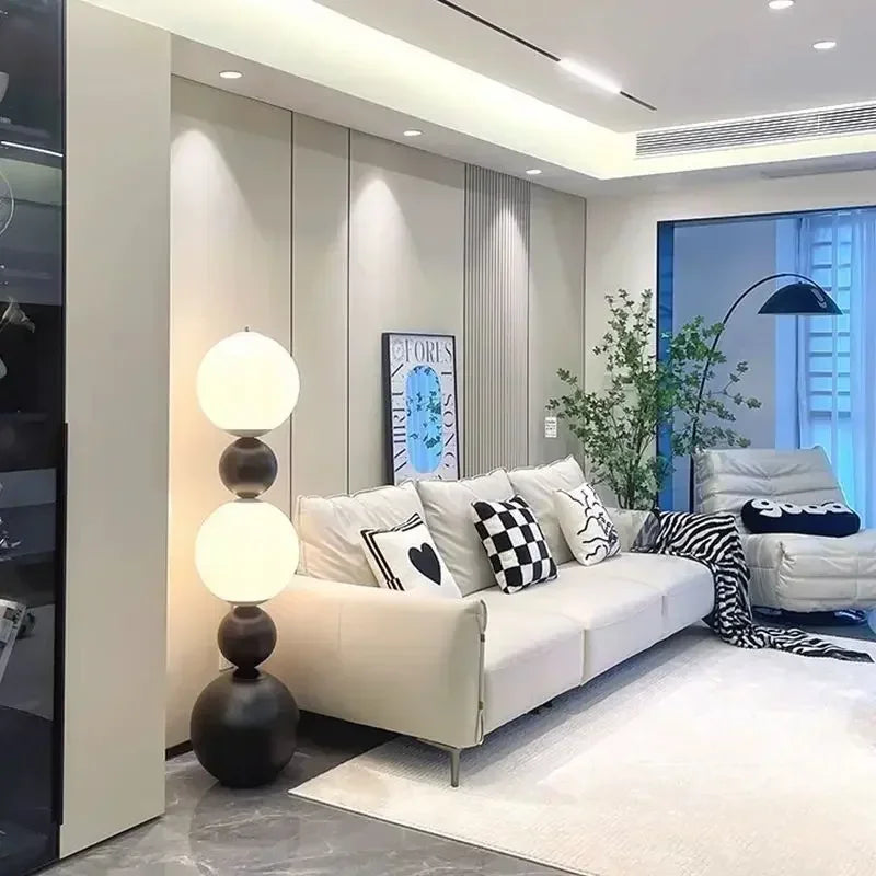 Italian Designer Medieval Art Gourd LED Floor Lamp Bedroom Study Living Room Sofa Standing High-end Atmosphere Decorative Light