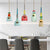 Nordic Pendant Lights modern Color Candy Bedroom Children's Room Single Head Glass Hanging Lamps Home Decors Fixtures Restaurant