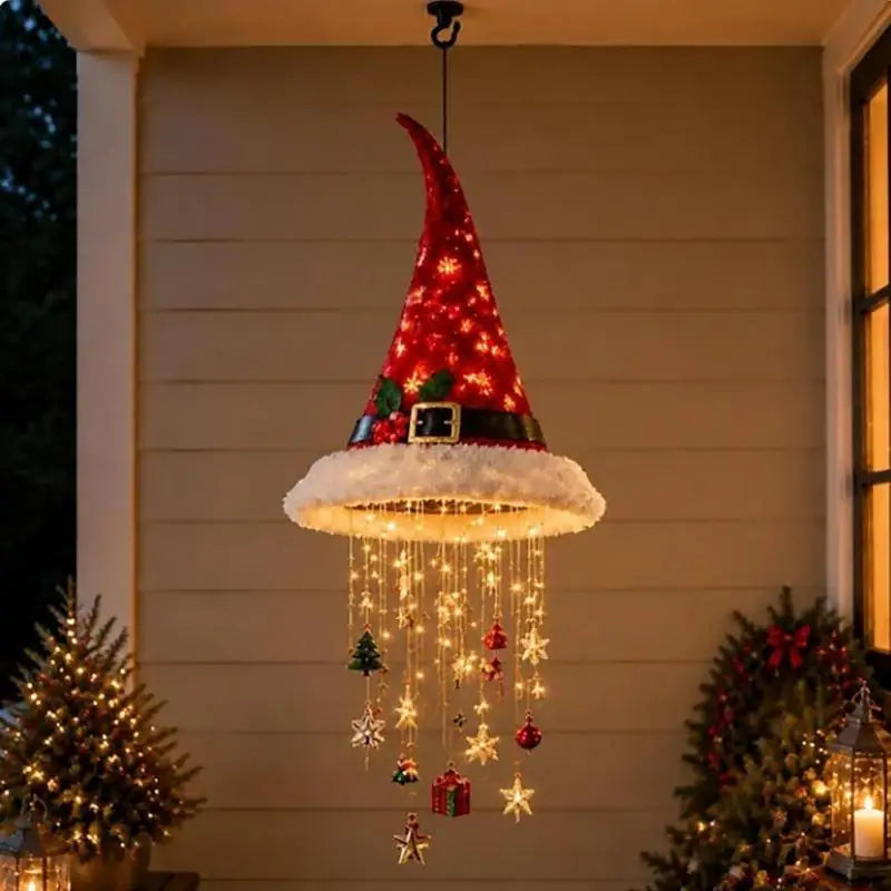 Lighted Witch Hat Hanging Chime, Lighted Witches Hat | Create Instant Magical GlowCreate Instant Magical Glow