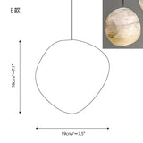 Postmodern Alabaster Staircase Pendant Light High-End Living Room Bedside Dining Room Lighting Spanish Natural Marble Chandelier