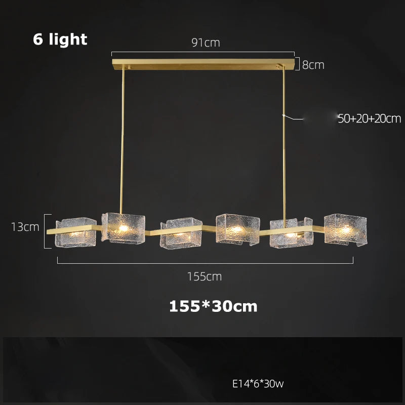 2025 New Creative Crystal Chandelier Modern Luxury Living Room Restaurant Pendant Light Irregular Luster Bar Table Hanging Lamps
