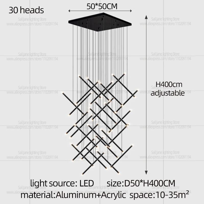 Nordic Pendant Light Modern Living Room Dining Table Lighting Lounge Hanging Restaurant Attic Chandelier Bedroom Ceiling Lamp