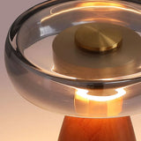 Nordic Wood Glass High-end LED Decoration Table Lamp With Plug Desk Light For Living Room Bedroom Study Lighting Fixtures