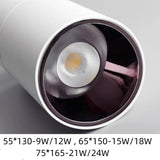 Rotating 355 ° Folding Surface Mounted Spot Light with No Opening Exquisite Ceiling COB Tube Light