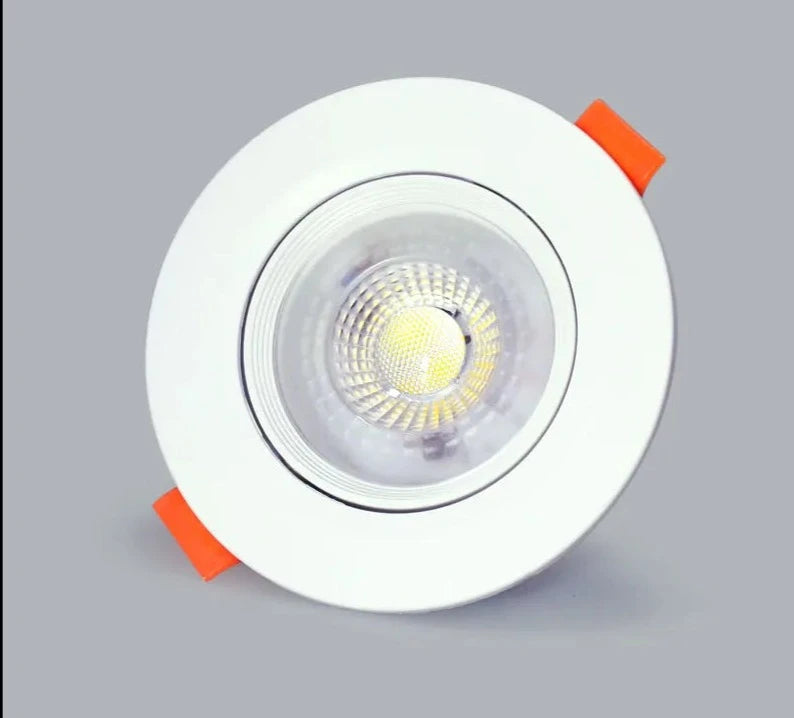 Embedded LED downlight Angle adjustable ceiling light spotlights 3W 5W 7W 9W 12W rotating AC220V 110V indoor lighting