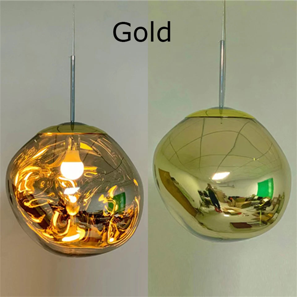 E27 Simple Pendant Lamp Indoor Restaurant Living Room Bedside Loft Chandelier Decoration Acrylic Atmosphere Light Fixture