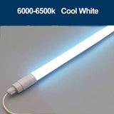 25-Pack Waterproof T8 LED Tube Lights (AC110V–220V, IP65/IP67) - 6500K Daylight White (1ft, 2ft, 3ft, 4ft | 5W–22W)