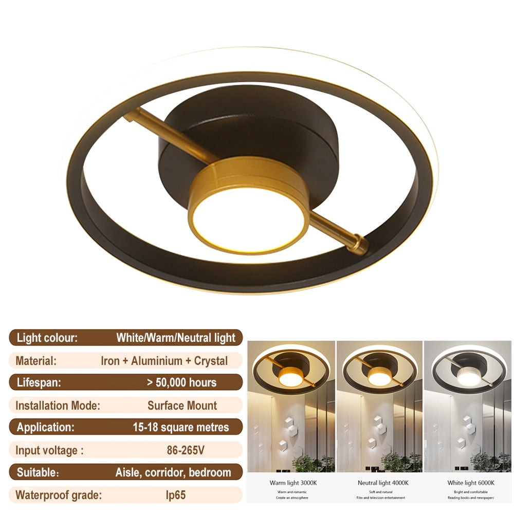Nordic Modern LED Ceiling Lights Surface Mount Pendant Chandelier Living Room Bedroom Indoor Kitchen Dining Lighting Lamp
