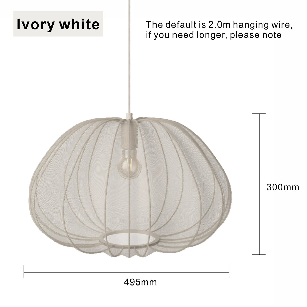 Nordic Creative Chandelier Lantern Modern Balloon Pendant Living Room Bedroom Staircase Aisle Restaurant Fabric Lamp