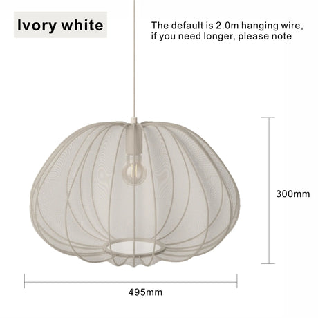 Nordic Creative Chandelier Lantern Modern Balloon Pendant Living Room Bedroom Staircase Aisle Restaurant Fabric Lamp