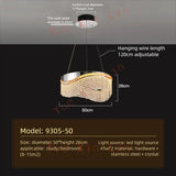 Nordic Crystal Pendent lamp Living room Chandelier New Dining room Bedroom Luxury LED Pendant High-end Interior Lighting Luster