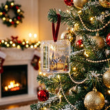 Money Storage Christmas Tree Hanging Ornament Clear Piggy Bank Christmas Decoration 2026 Cash Slot Hanging Pendant Navidad Decor