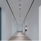 LED Track Light Rail 0.5M 1M Black White Aluminum 2 Wire System Track Light Series Universal Track for Ceiling Spot Lamps
