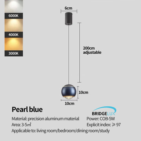 Bedside chandelier modern simple, and luxurious bedroom small chandelier restaurant bar and counter adjustable ceiling light