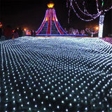 1.5MX1.5M 2x3M Garlands LED String Christmas Net Lights Fairy Xmas Party Outdoor Garden Wedding Decoration Home Curtain Decor