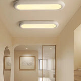 Smart Home Rectangular Bedroom Balcony Hallway Ceiling Light Milk White Resin New Indoor House Lighting Design Lamp and Lanterns