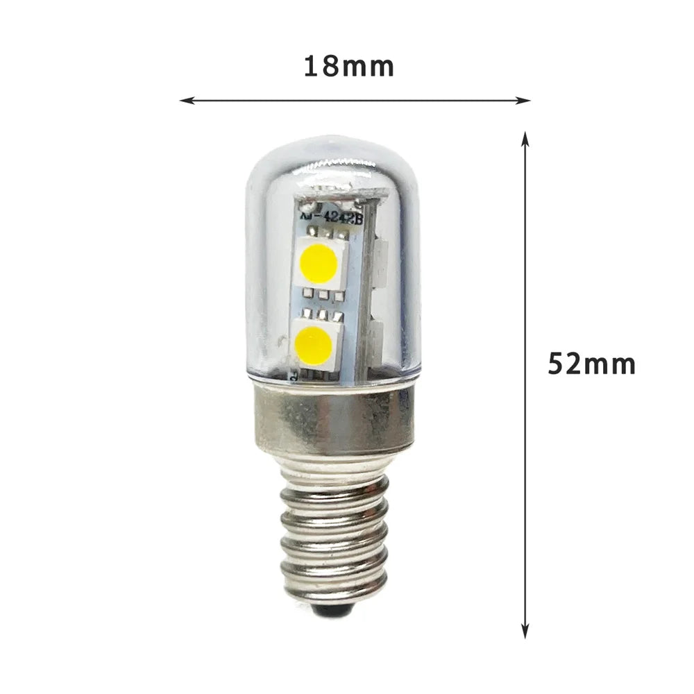 E12 E14 E17 LED Fridge Light Bulb - 220V Refrigerator Corn Lamp
