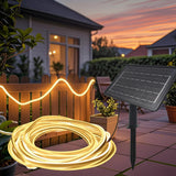 24V Solar LED Neon Light Strip - IP68 Waterproof Outdoor Garden Lighting