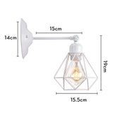 Industrial Pendant Light Led Adjustable Hanging Lamp Shade for Home Kitchen Metal Cage Pendant Lighting for Island Dining Room