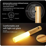 Wireless LED Motion Sensor Night Light - USB Rechargeable Wall & Cabinet Lamp