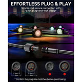 FYBL-Waterproof 16FT Extension Cable For Govee Cord For Govee H705A H706A Permanent Outdoor Lights Series