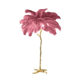 Nordic Ostrich Feather Floor Lamp - Luxury Standing Lamp for Living Room & Bedroom