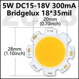 COB LED Chip 3W 5W 7W 10W 20W 30W 40W Light Emitting Diode LED Module Matrix 1313 2020 2828 1919 for Bulb Downlights