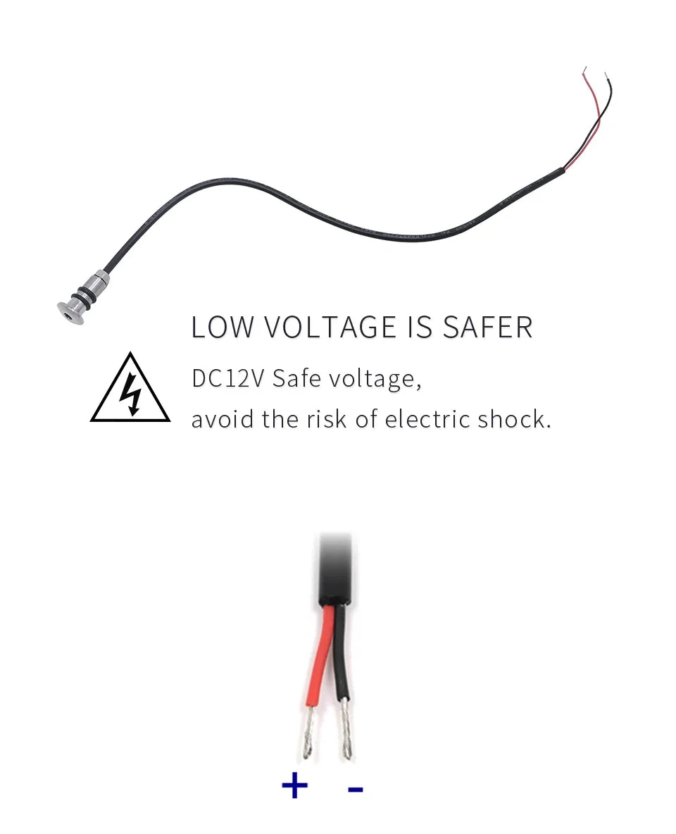 Mini LED 12V Deck Light Recessed Outdoor Led Spot Waterproof IP68 Step Light Garden Path Star Decor DC24V Underground Spotlight