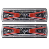 2Pcs LED Taillights Assembly - Universal Turn Signal Brake Stop Reversing Light