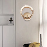 Nordic Luxury LED Wall Lamp - Iron Base & Acrylic Shade Bedroom Sconce
