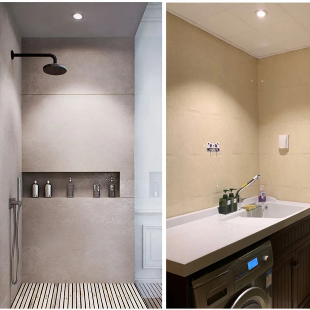 Led Downlight IP65 Waterproof 220v 110v 7W 12W 15W Recessed Ceiling Spot Lights Down Light Led Spot Lamp Spotlight for Bathroom