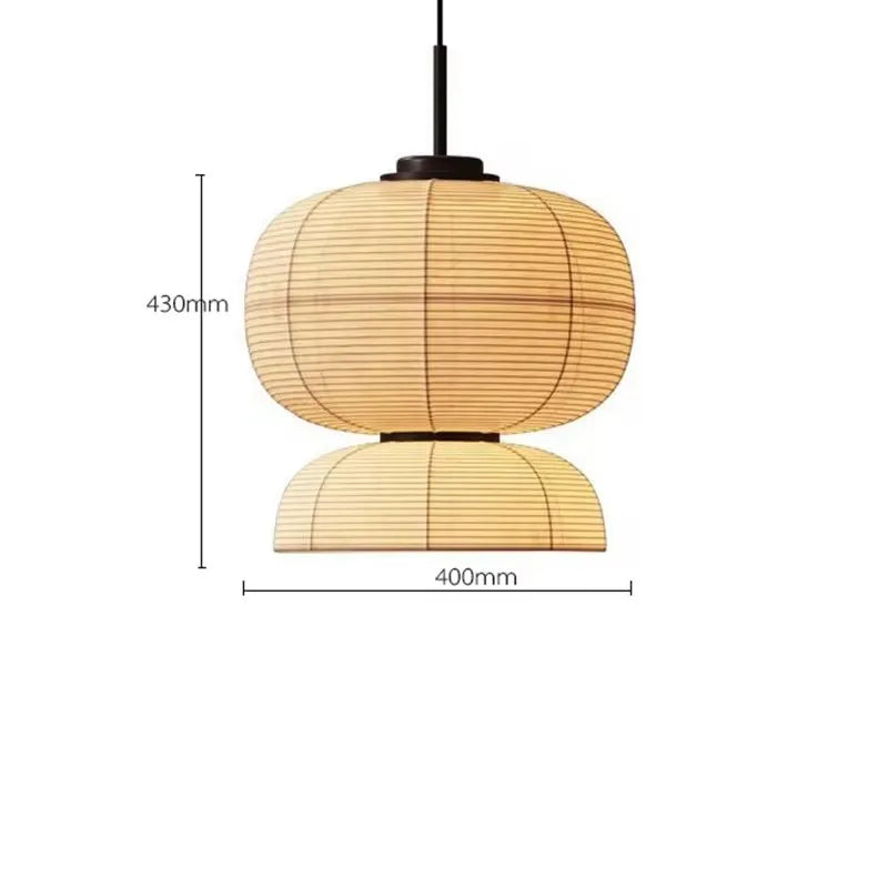 Creative Noguchi Lamp Japanese Pendant Lights Vintage Fabric Lantern Wabi Sabi Lights For Living Room Home Dining Room Lighting
