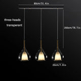 Nordic Glass Bedroom Pendant Light Postmodern Creative Designer Restaurant Bar High-End Room Decors Bedside Minimalist Hang lamps