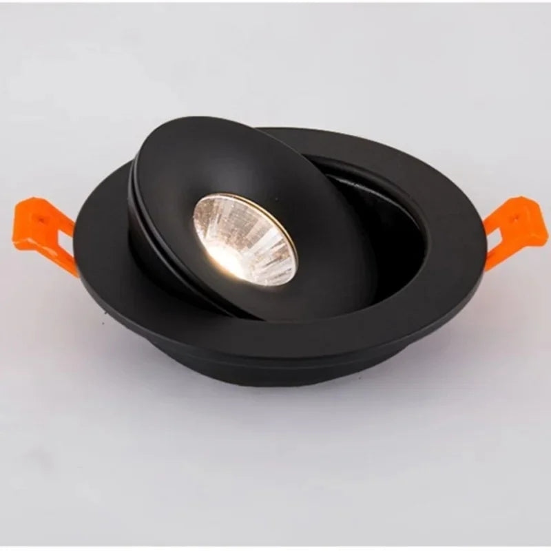 Recessed Anti-glare COB spotlights LED downlight 360° rotation Dimmable Ceiling lamp  Interior lighting