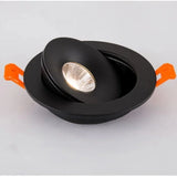 Recessed Anti-glare COB spotlights LED downlight 360° rotation Dimmable Ceiling lamp  Interior lighting